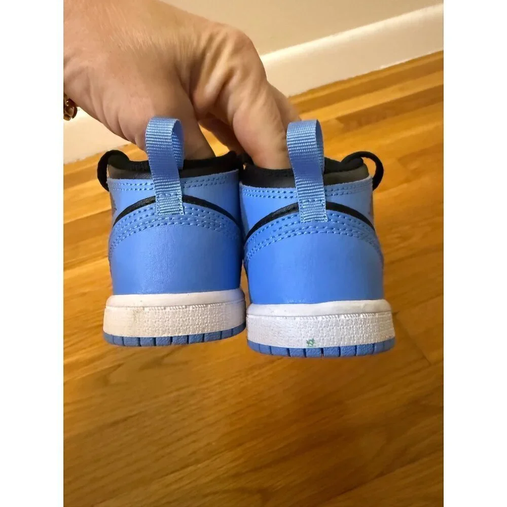 Nike Air Jordan 1 Mid University Black Blue 5C Toddler